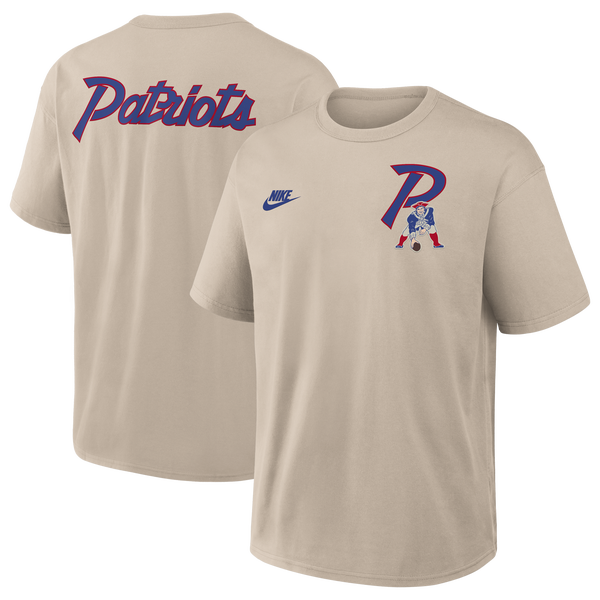 Nike NFL Patriots Short Sleeve T-Shirt - Men's - Beige