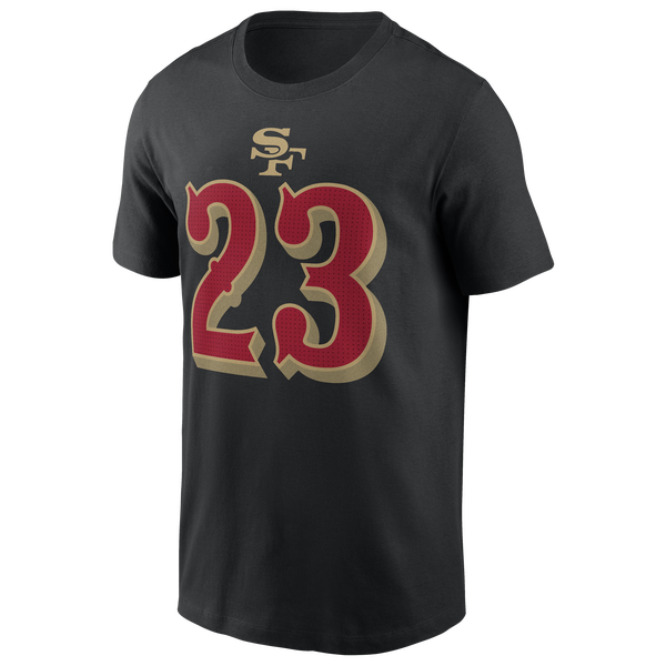 Nike 49ers NFL Rival CM23 Short Sleeve T-Shirt - Men's - Black - Image 2