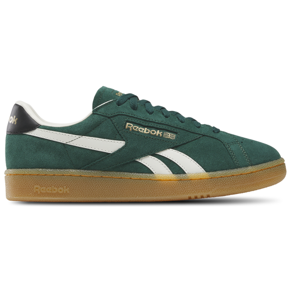 Reebok Club C Grounds Uk - Men's - Black/Gum/Collegiate Green