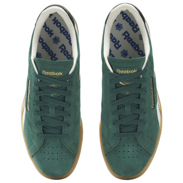 Reebok Club C Grounds Uk - Men's - Black/Gum/Collegiate Green - Image 3