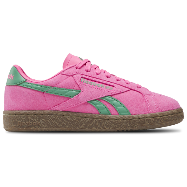 Reebok Club C Grounds UK - Women's - Atomic Pink/Upgrade Green/Gum