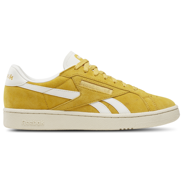 Reebok Club C Grounds Uk - Men's - Paper White/Grit Gold/Chalk