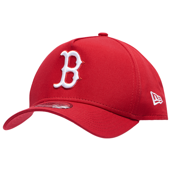 New Era Red Sox 9Forty A Frame Cap - Men's - Red/White