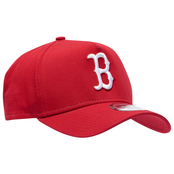 New Era Red Sox 9Forty A Frame Cap - Men's - Red/White - Image 3