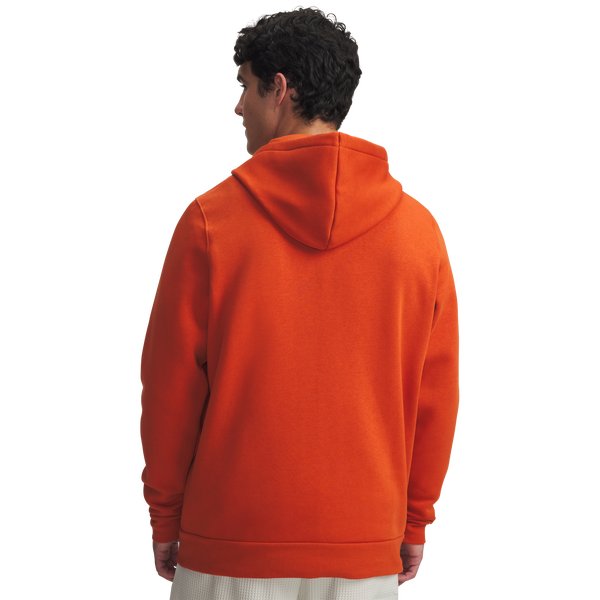 Under Armour Essential Fleece Full-Zip Hoodie - Men's - Surplus Orange/Surplus Orange - Image 2