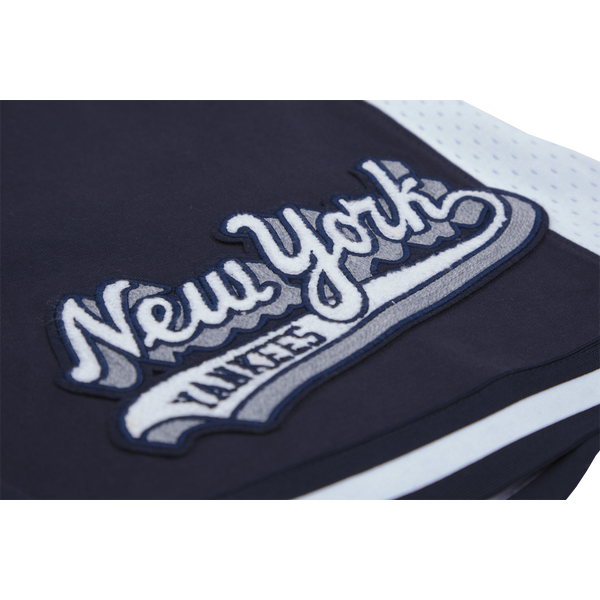 Pro Standard Yankees Script Tail DK 2.0 Shorts - Men's - Midnight Navy - Image 10