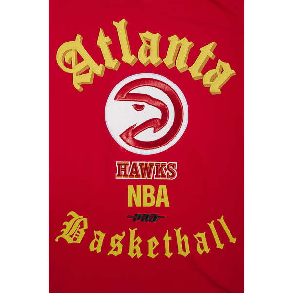 Pro Standard HAWKS OLD ENGLISH SJ TEE - Men's - Red - Image 5