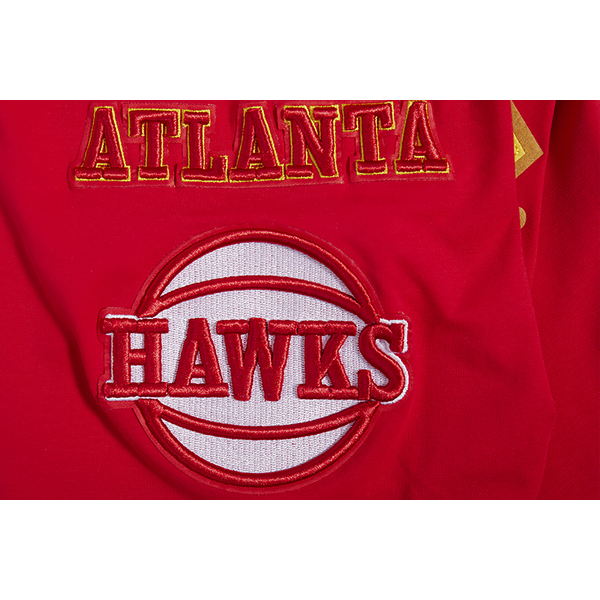 Pro Standard HAWKS OLD ENGLISH SJ TEE - Men's - Red - Image 6