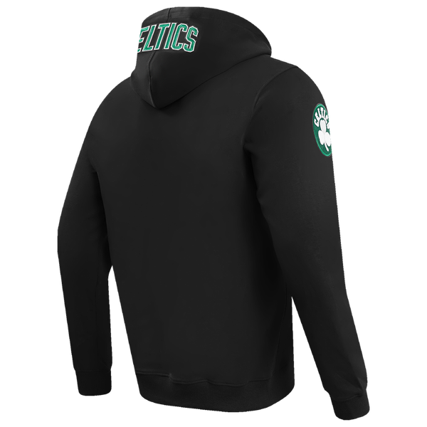 Pro Standard CELTICS OLD ENGLISH FLC PO HOODIE - Men's - Black - Image 4