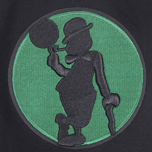 Pro Standard CELTICS OLD ENGLISH FLC PO HOODIE - Men's - Black - Image 7