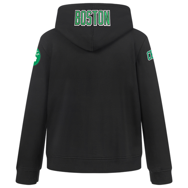 Pro Standard Boston Celtics Classic Flc Po Hoodie - Boys' Grade School - Black - Image 2