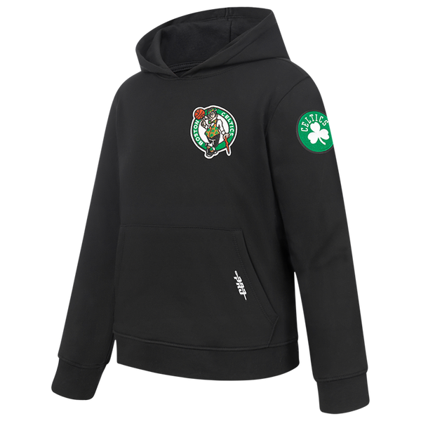 Pro Standard Boston Celtics Classic Flc Po Hoodie - Boys' Grade School - Black - Image 3