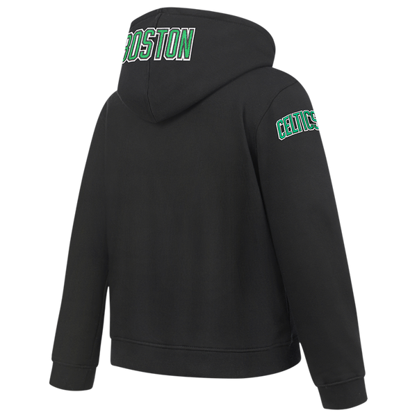 Pro Standard Boston Celtics Classic Flc Po Hoodie - Boys' Grade School - Black - Image 4