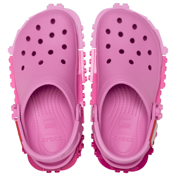 Crocs Lego Clogs - Girls' Grade School - Pink/Pink - Image 4