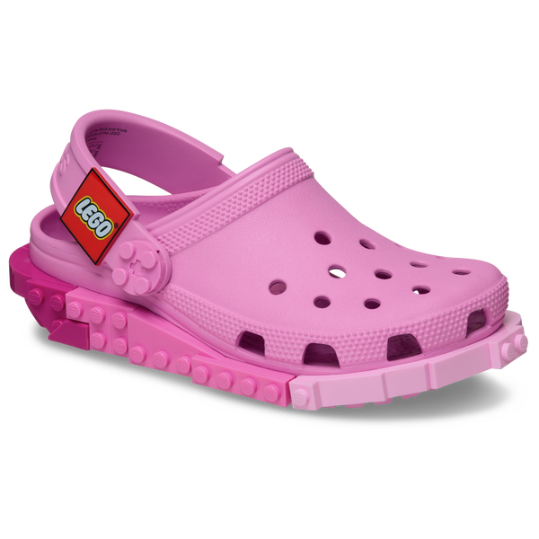 Crocs Lego Clogs - Girls' Grade School - Pink/Pink - Image 6