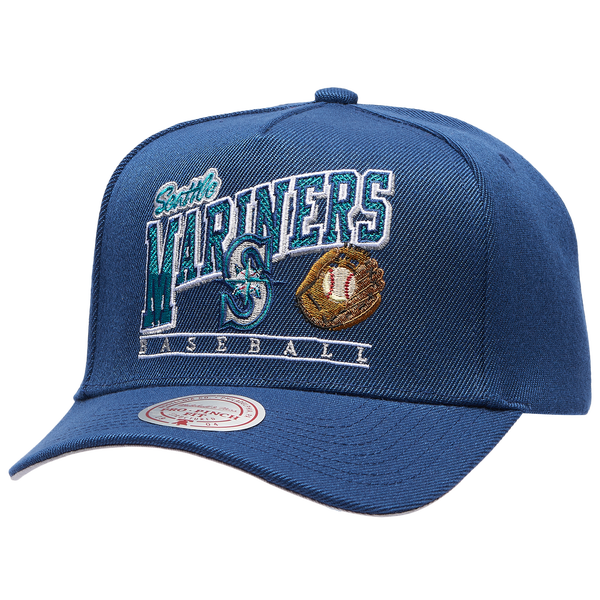 Mitchell & Ness Marlins Baseline Pro Pinch Cap - Adult - Navy