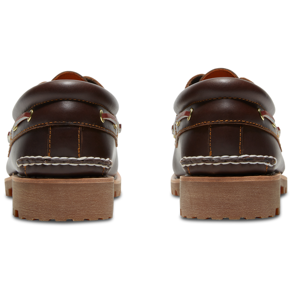 Timberland Authentics 3-Eye Boat Shoe - Men's - Brown - Image 3