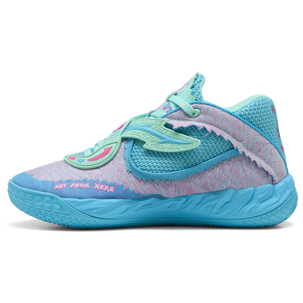 PUMA MB.05 Rick & Morty - Men's - Electric Peppermint/Rickie Orange/Blue - Image 2