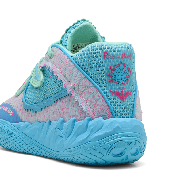 PUMA MB.05 Rick & Morty - Men's - Electric Peppermint/Rickie Orange/Blue - Image 3