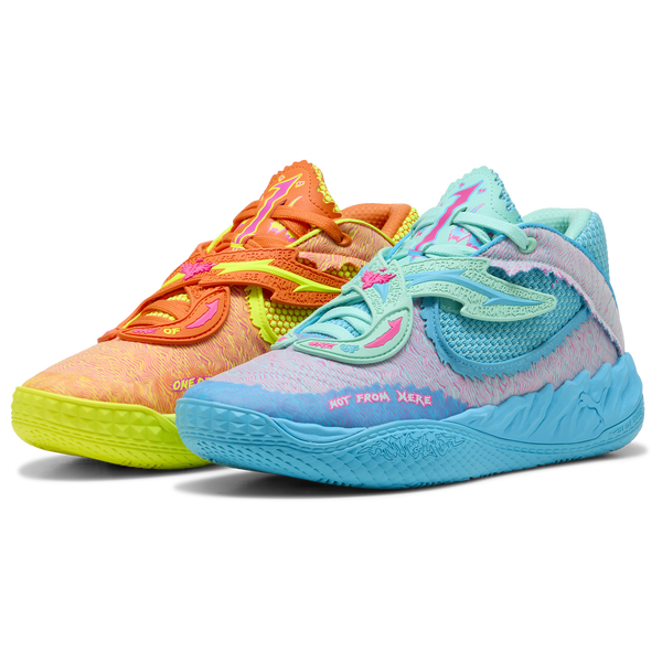 PUMA MB.05 Rick & Morty - Men's - Electric Peppermint/Rickie Orange/Blue - Image 6