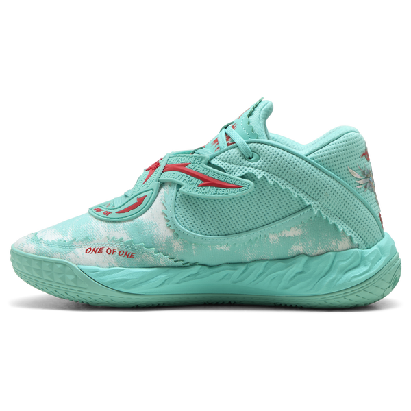 PUMA MB.05 Melo World - Boys' Grade School - Aquatic Green/For All Time Red - Image 2