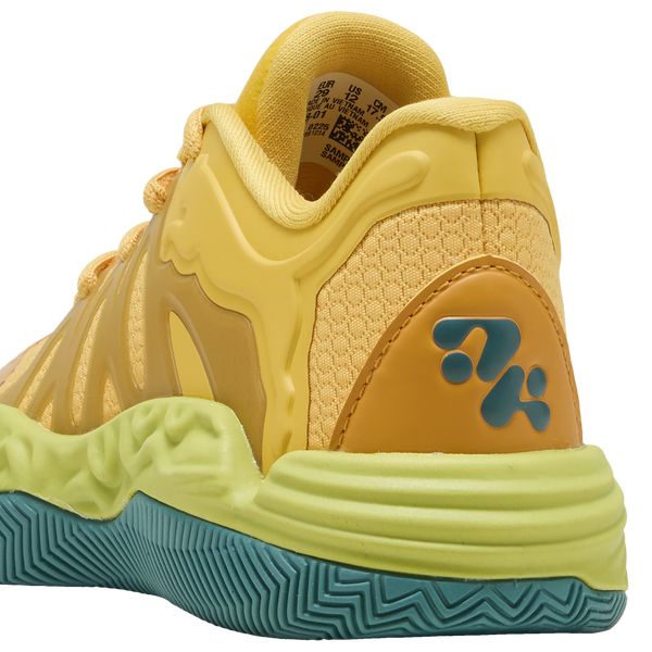 PUMA Hali 1 Playoffs - Boys' Preschool - Mustard Seed/Sea Kelp - Image 3