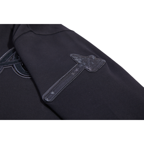 Pro Standard BRAVES TRIPLE BLACK DK PO HOODIE - Men's - Image 8