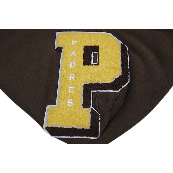 Pro Standard PADRES MASH UP RIB FLC PO HOODIE - Men's - Brown - Image 5