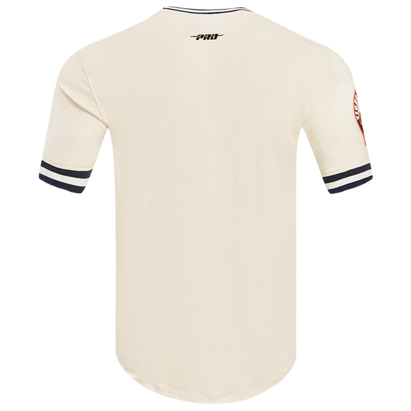 Pro Standard TIGERS RETRO CLASSIC DK TEE - Men's - Eggshell/Midnight Navy - Image 2