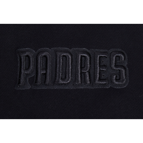 Pro Standard Padres Pullover Hoodie - Men's - Black - Image 7