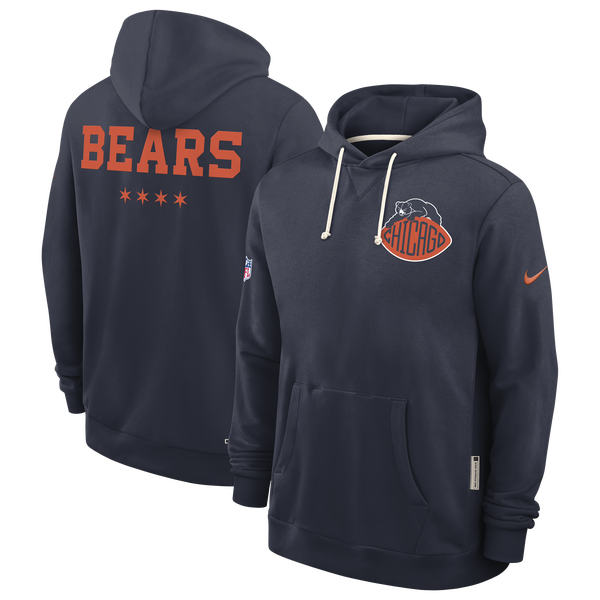 Nike Bears NFL Rival Hoodie - Men's - Navy