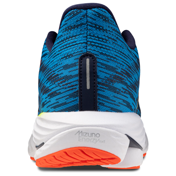 Mizuno Wave Rider 28 - Men's - Blue Pace/Green Gecko - Image 3