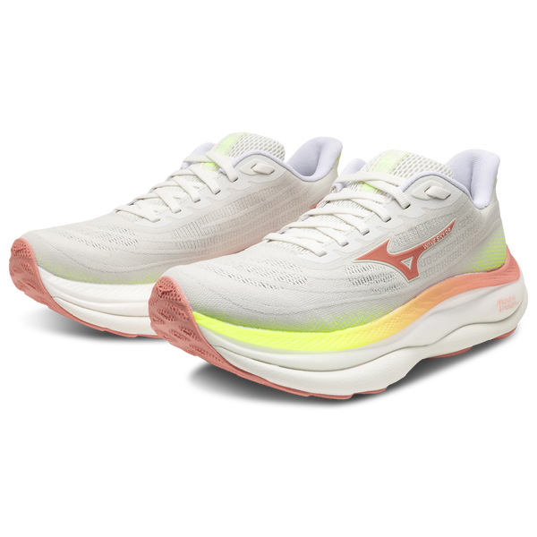 Mizuno Wave Sky 9 Wide - Women's - White/Orange - Image 6