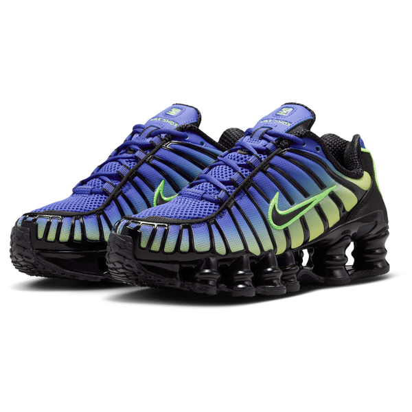 Nike Shox TL - Boys' Grade School - Black/Lapis/Volt Ice - Image 6