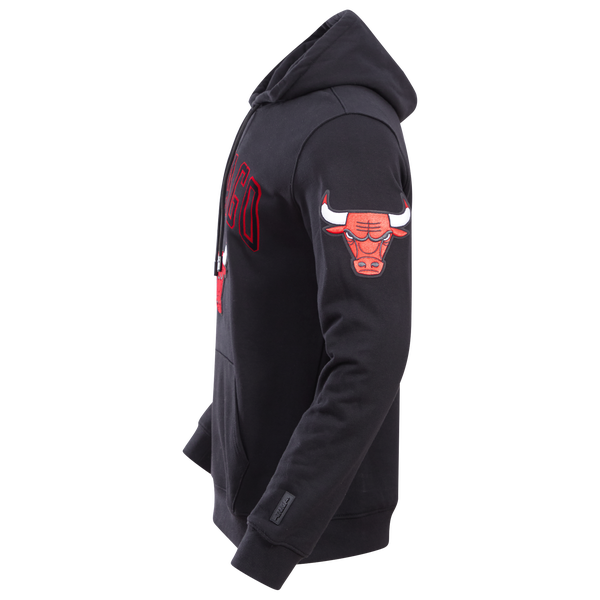 Pro Standard BULLS CLASSIC BRISTLE FLC PO HOODIE - Men's - Black - Image 5