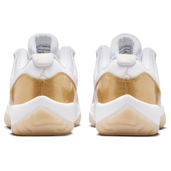 Jordan Retro 11 Low - Women's - White/Gold - Image 3
