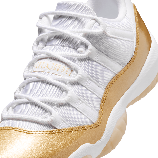Jordan Retro 11 Low - Women's - White/Gold - Image 7