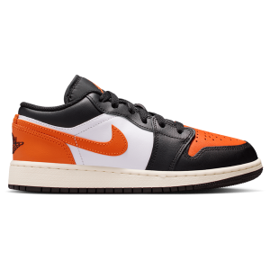 Jordan AJ 1 Low - Boys' Grade School - Sail/Starfish/Black