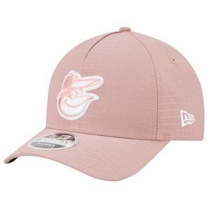 New Era Orioles 940 A Frame Ripstop Cap - Men's - Pink/Pink