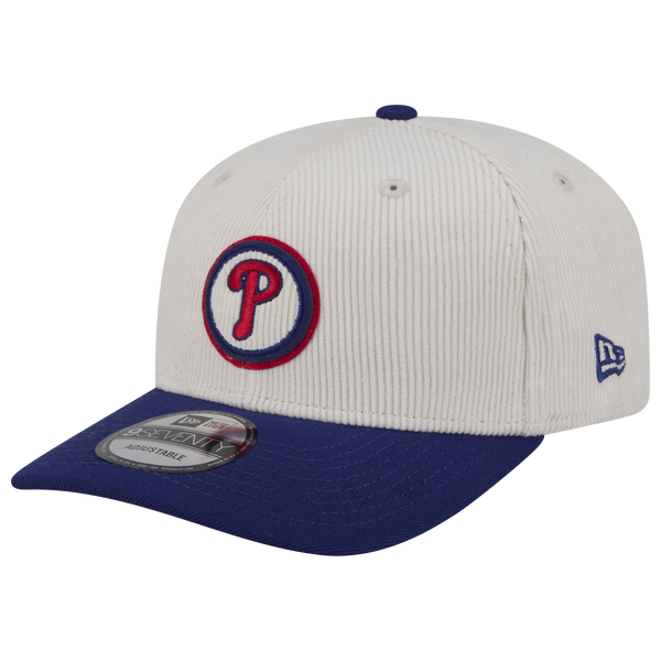 New Era Phillies 9Seventy Cord Loyal Cap - Adult - White/Navy