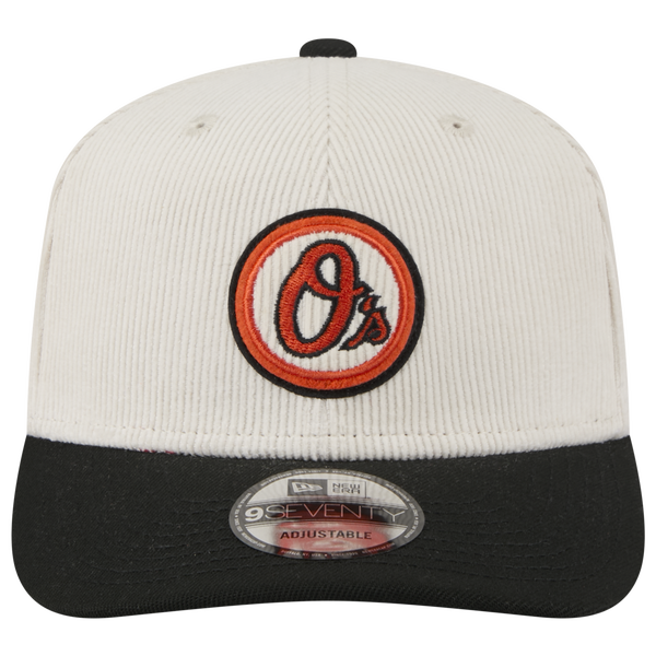 New Era Orioles 9Seventy Cord Loyal Cap - Adult - White/Black - Image 2
