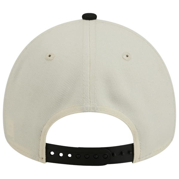 New Era Rangers 9FORTY A-Frame UPSD Arch Cap - Adult - White/Black - Image 4