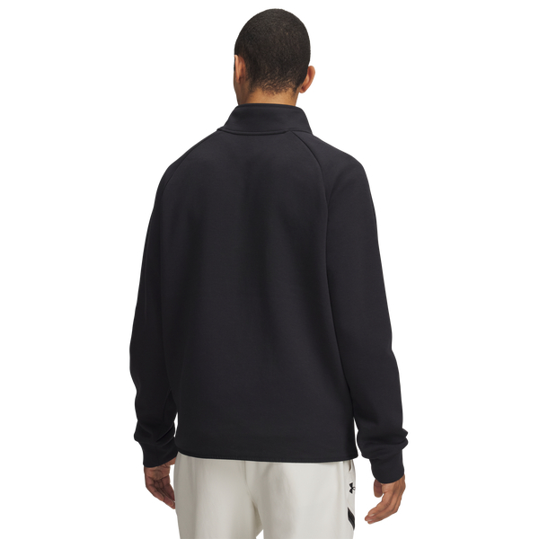 Under Armour Unstoppable Fleece Half-Zip - Men's - Black/Black - Image 2
