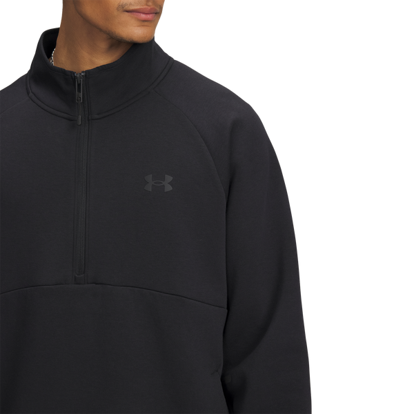 Under Armour Unstoppable Fleece Half-Zip - Men's - Black/Black - Image 3