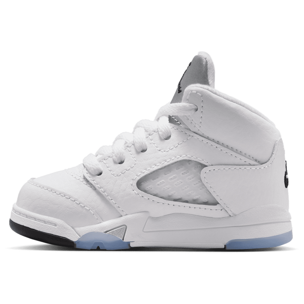 Jordan 5 Retro OG - Boys' Toddler - Black/Silver/White - Image 2