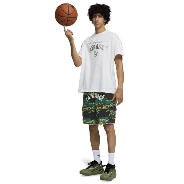 PUMA LaFrance Supply T-Shirt III - Men's - White/Black - Image 3