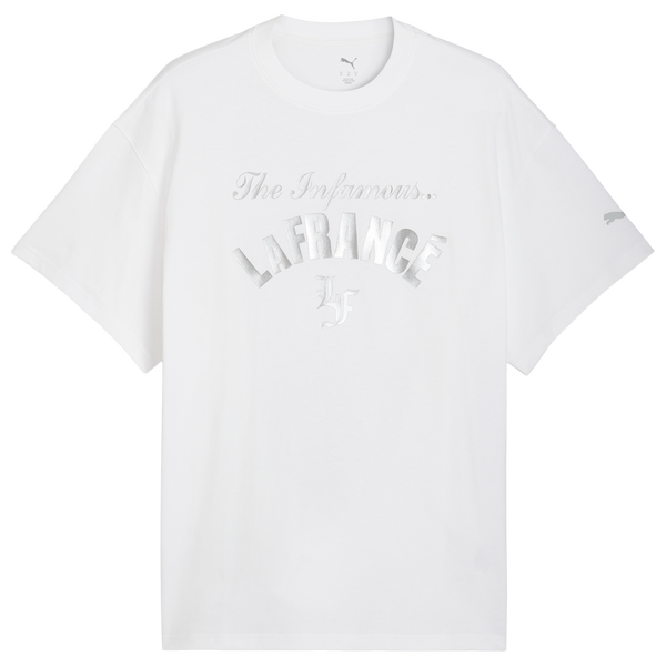 PUMA LaFrance Supply T-Shirt III - Men's - White/Black - Image 4