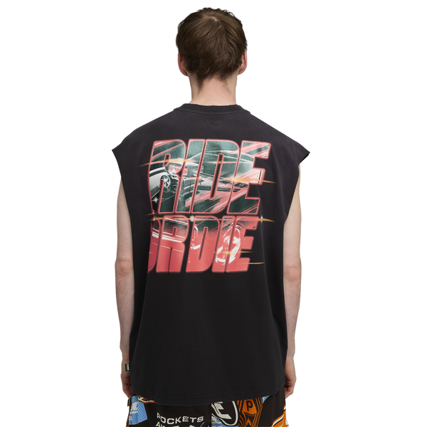 PUMA x Fast & Furious Cut-Off T-Shirt - Men's - Black/Red - Image 2