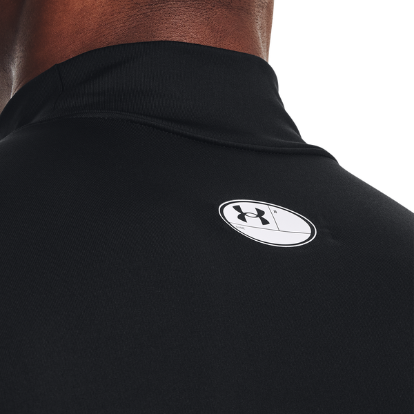 Under Armour CG Armour Comp Mock - Men's - Black/White - Image 6