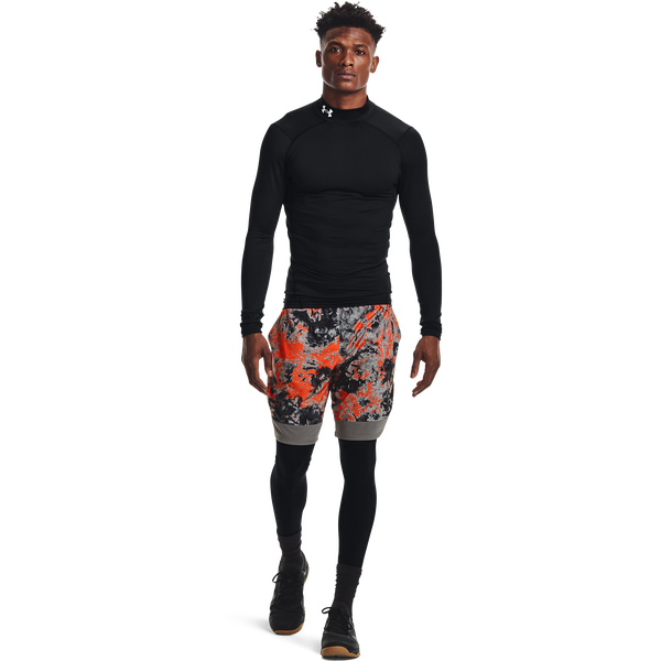 Under Armour CG Armour Comp Mock - Men's - Black/White - Image 7